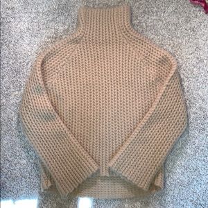 Chunky cable knit sweater